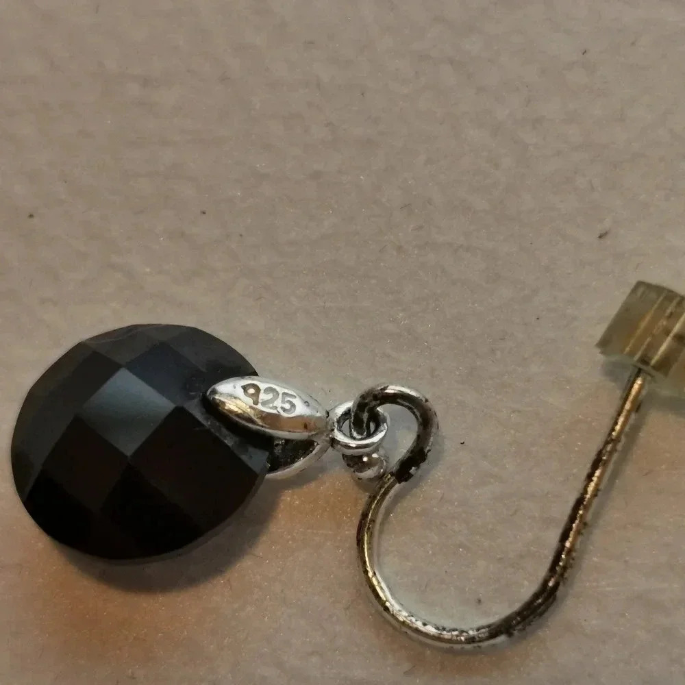 Dangle 925 earrings - Picture 3 of 3